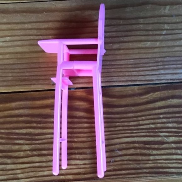 1974 Sunshine Family Pink Highchair, Bath & Cradle Toys - Picture 2 of 6